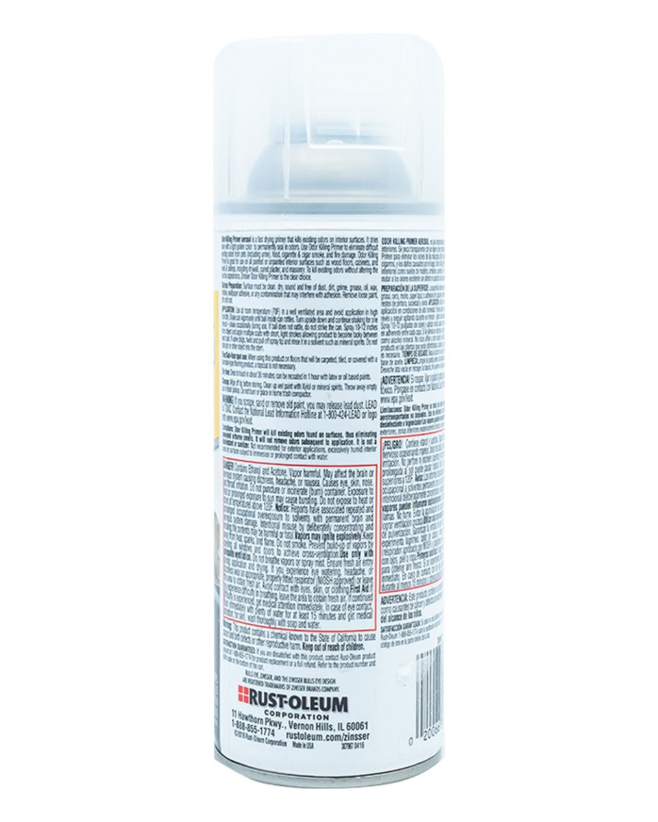 Zinsser Odor Killing Primer Flat 12oz
