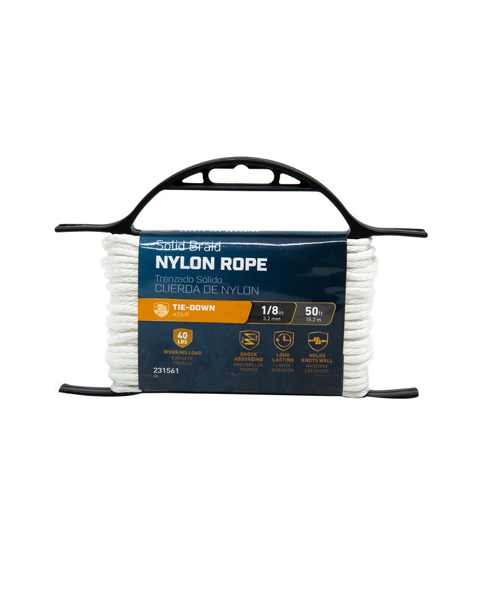 Tru-Guard 1/8"x48' White Nylon Cord