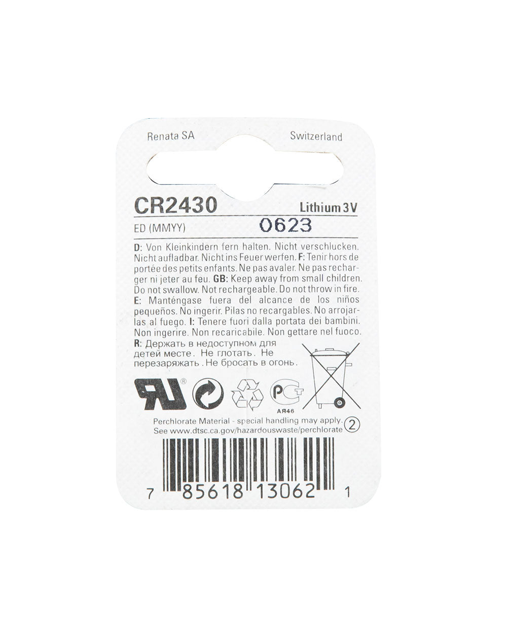 Renata Battery CR2430