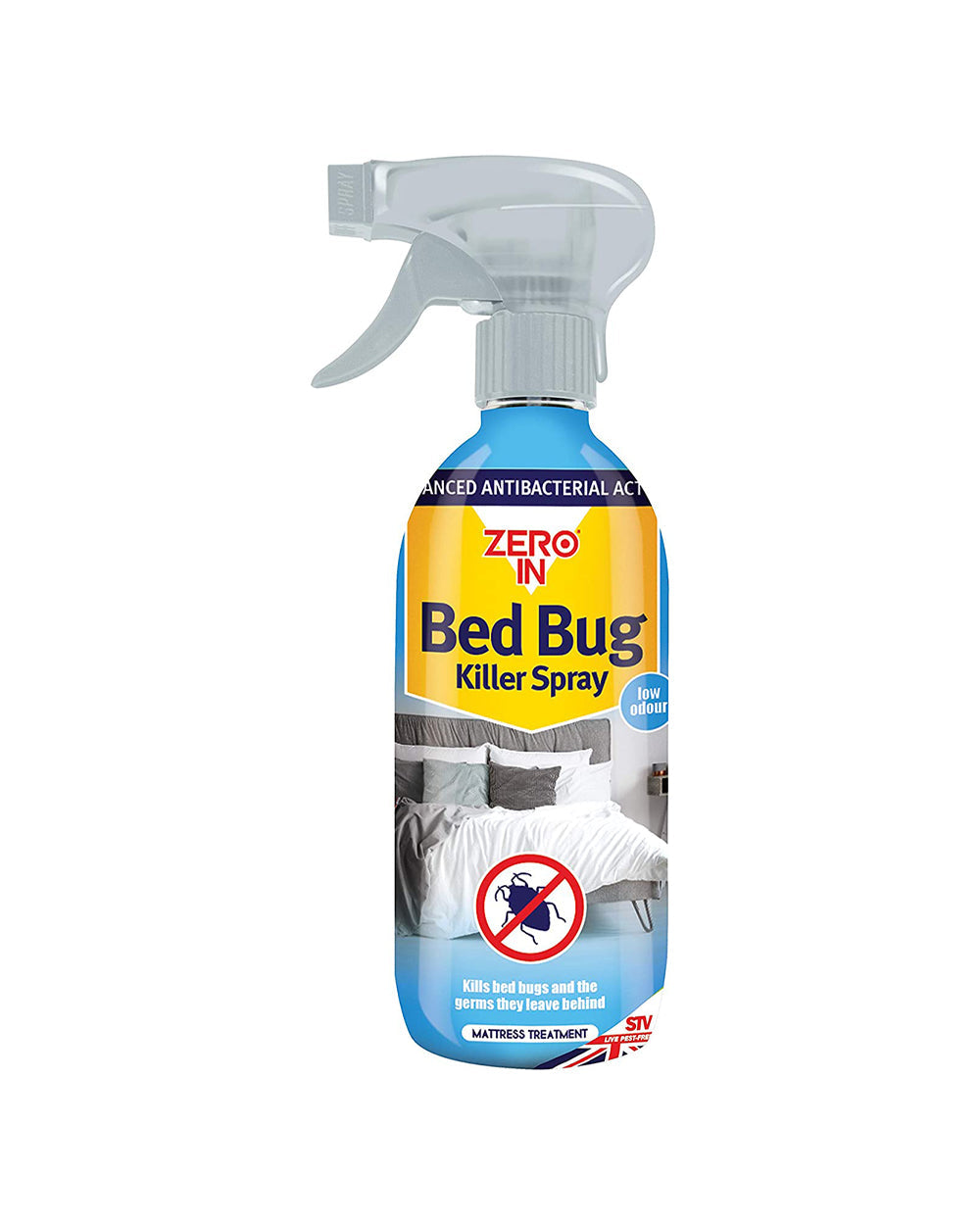 Zero In Bed Bug & Dust Mite Killer Spray 500ML RTU Spray