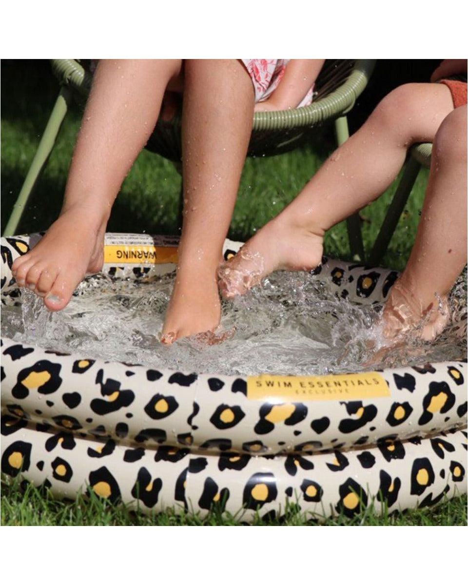 Swim Essentials Beige Leopard Baby Pool 60cm 2 Rings