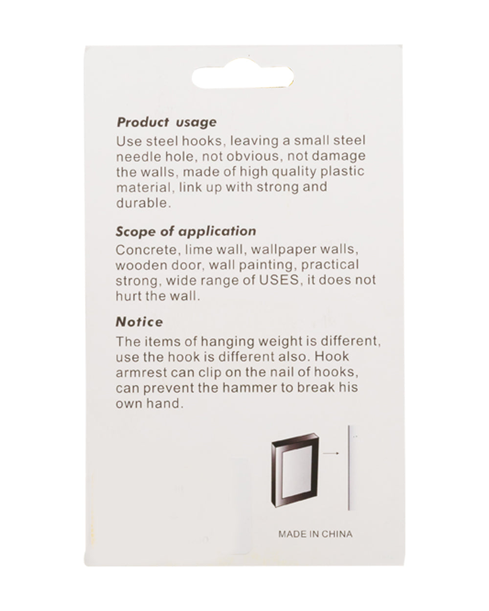 Robustline Coat Hook Plastic