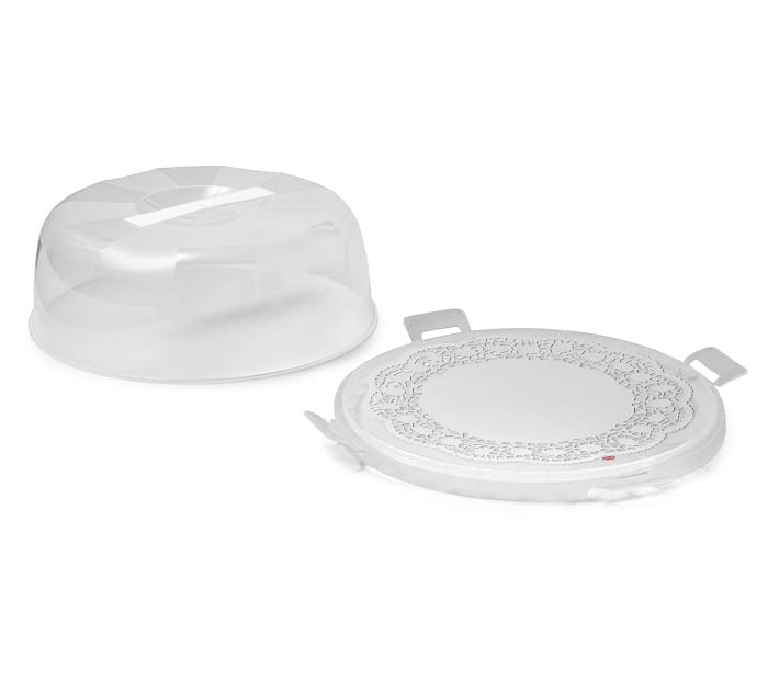 Snips Delice White Cake Holder Dia28 cm x H 9cm