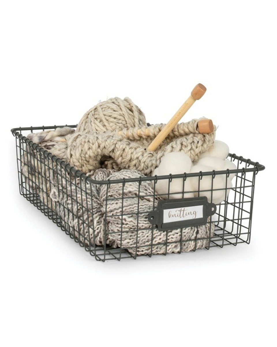 Spectrum Vintage Living Storage Basket 9 X 16 Inch