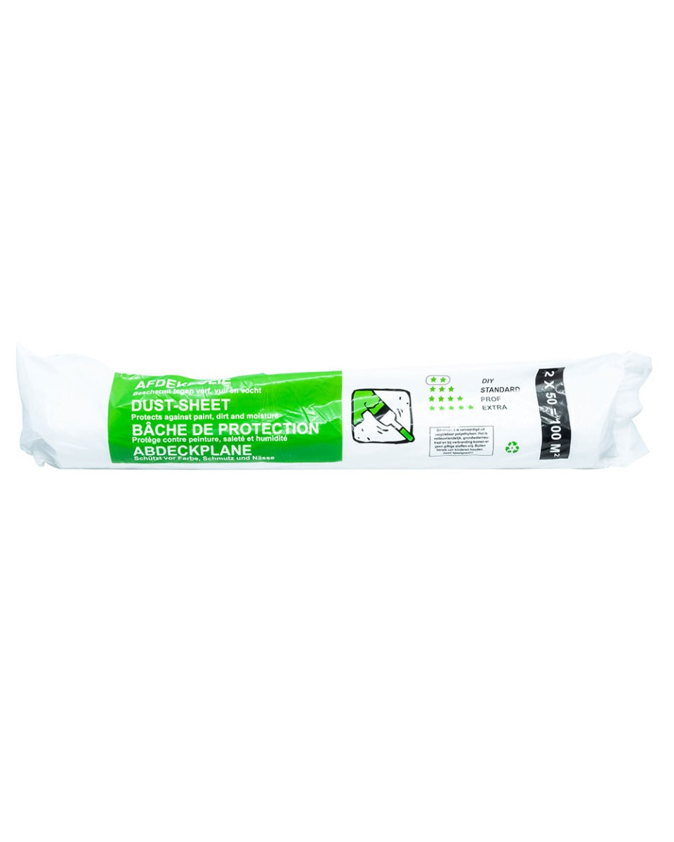 Roll Roy Plastic Drop Sheet Roll 7 my 50x2m
