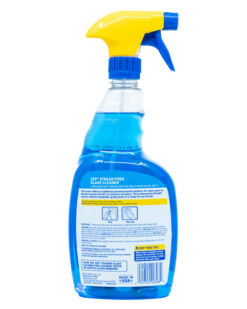 Zep 32 Ounce Glass Cleaner
