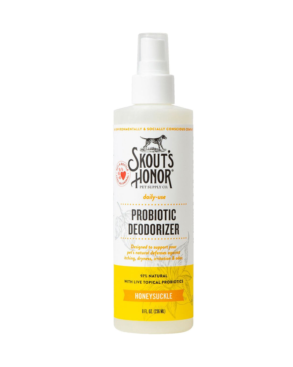Skouts Honor 30ML Probiotic Daily Use Deodorizer Honeysuckle Grooming