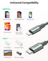 UGREEN USB-C to Lightning MFI Cable Nylon Braided 3A PD Fast Charging 1 Meter Black