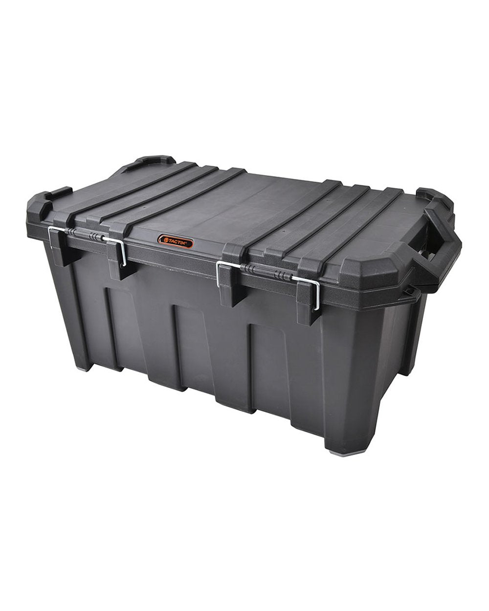 Tactix 85L Heavy Duty Storage Box 85 x 49 x 39 cm Black