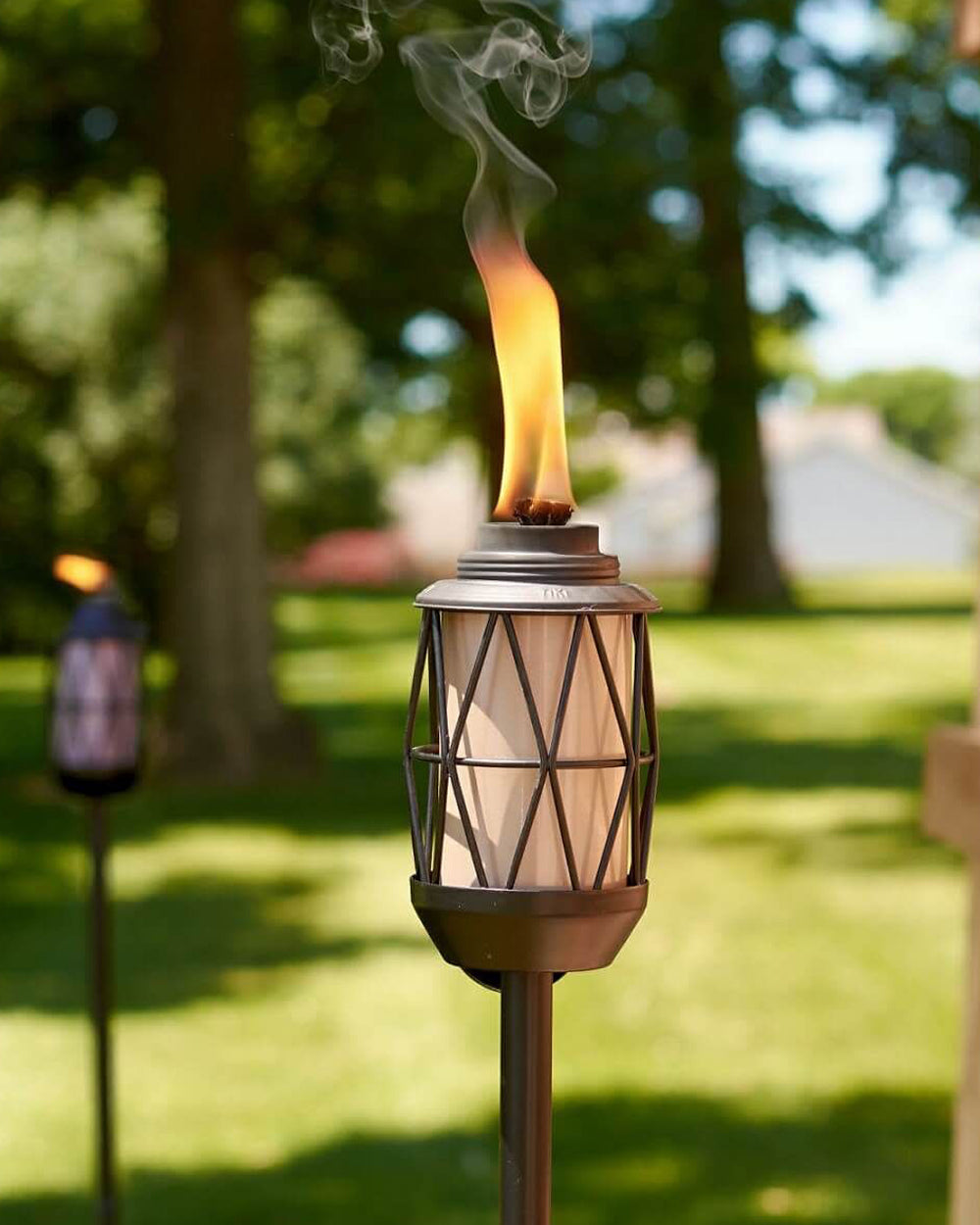 Tiki BiteFighter 64.75 inch Torch Metal Modern