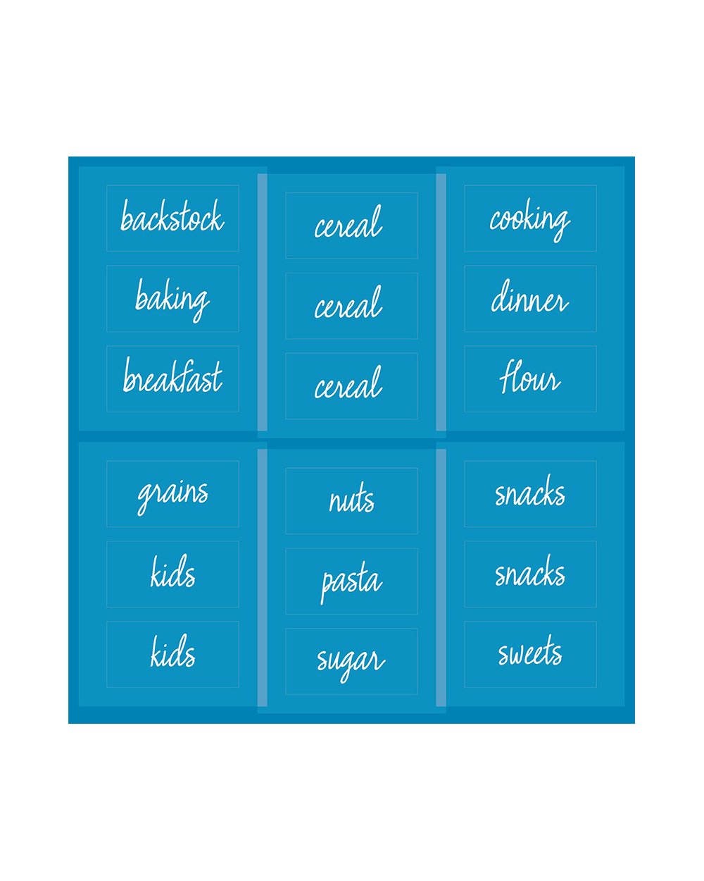 The Home Edit Pantry Labels Clear