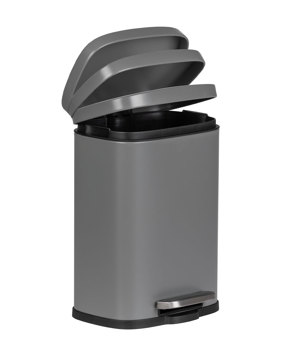 Wenko Leno Easy Close Pedal Bin 5 litre Grey