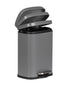 Wenko Leno Easy Close Pedal Bin 5 litre Grey