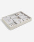 Stackers Classic Statement Earring Holder Oatmeal