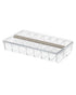 The Home Edit Pill Organizer with Labels 3.75 x 6.5 x 1.5 inch Clear