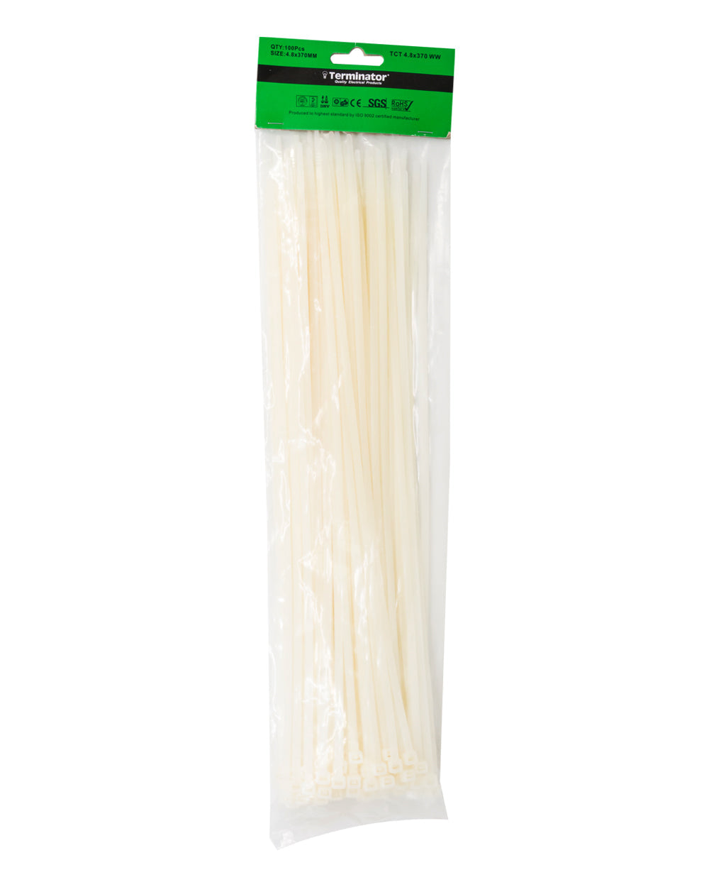 Terminator Cable Tie White 37 centimeters