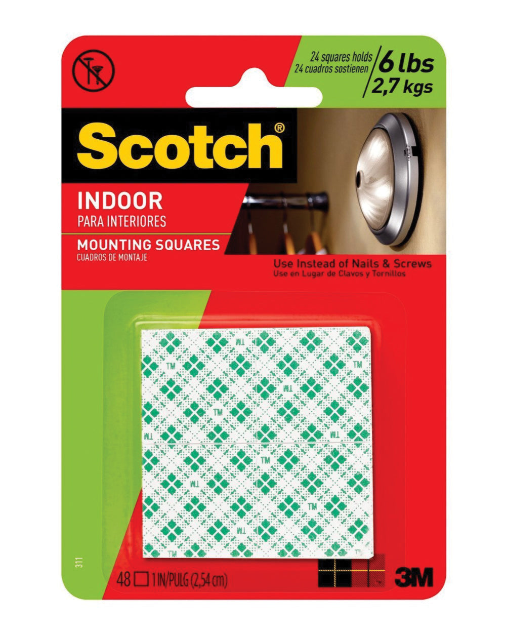 Scotch Mounting Squares 311DC