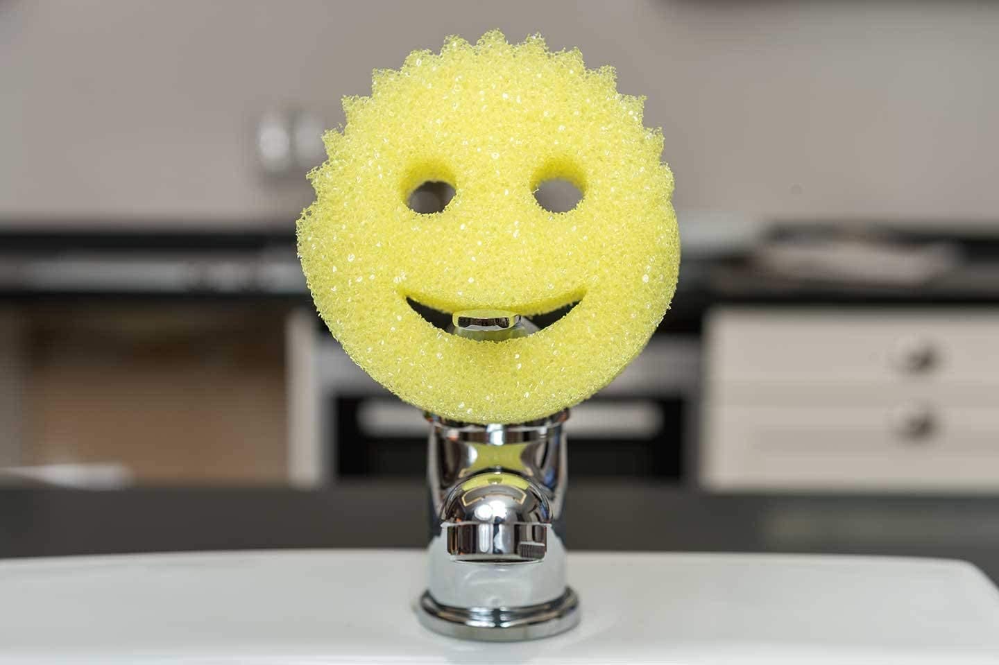 Scrub Daddy All Purpose Cleaning Sponge Multi-Pack Set Of 4 Yellow