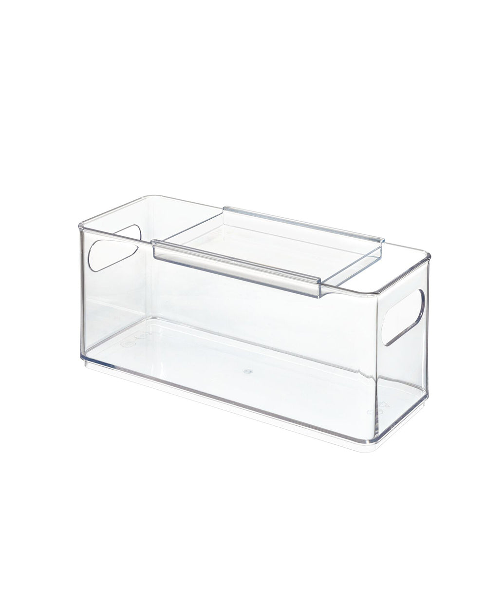 The Home Edit Hair Accessory Bin with Sliding Tray Clear