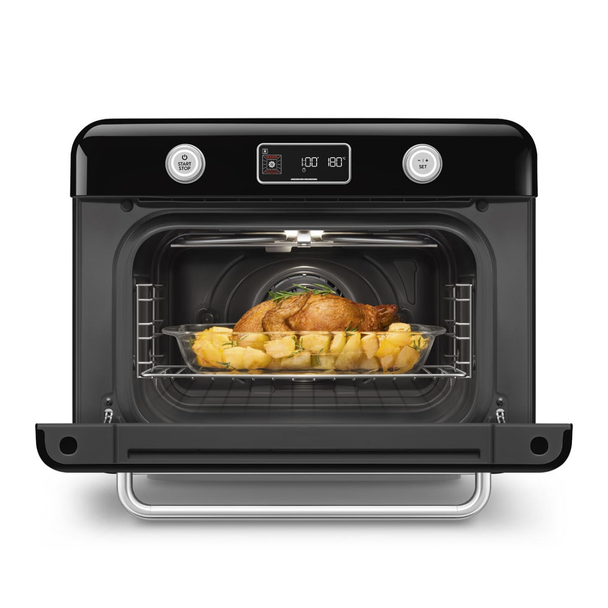 Smeg Countertop Combi Oven 50's Style Black