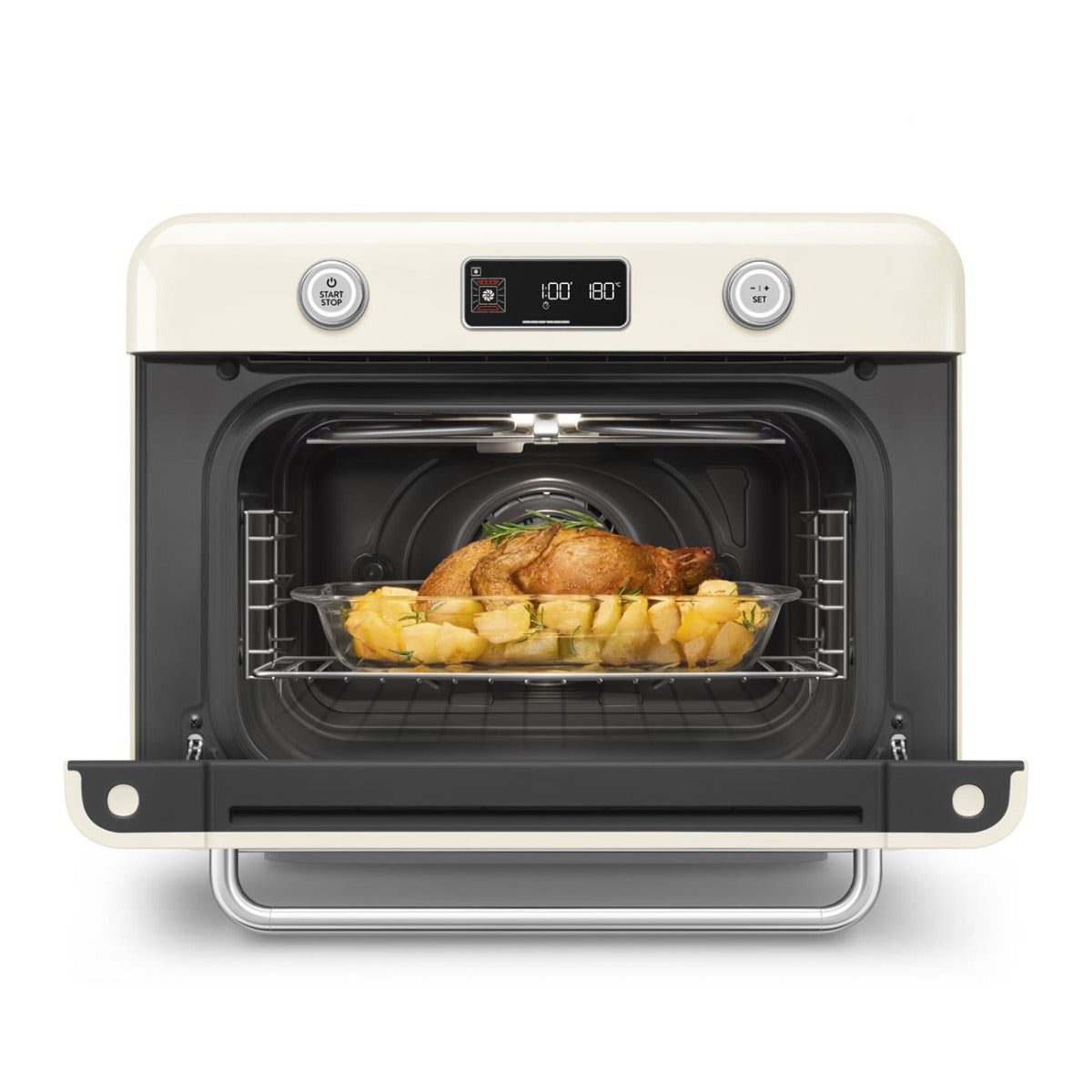 Smeg Countertop Combi Oven 50's Style Cream