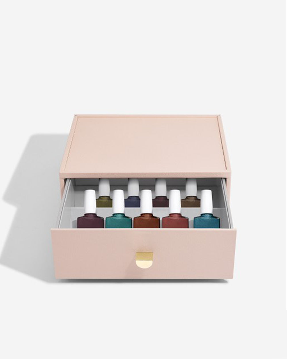 Stackers Nail Polish Drawer Blush & Gold
