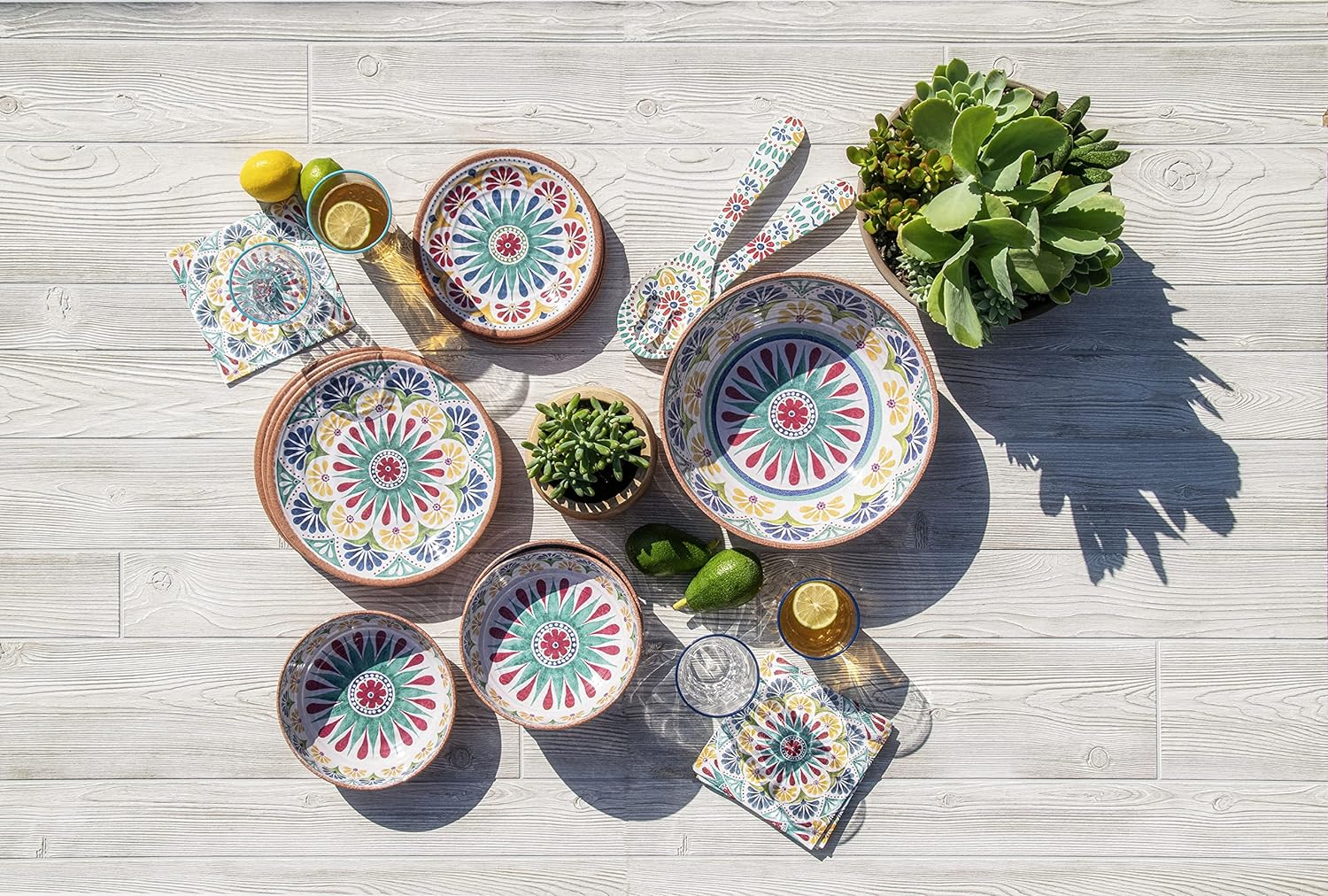 Tarhong Rio Medallion Round Platter 14 Inch