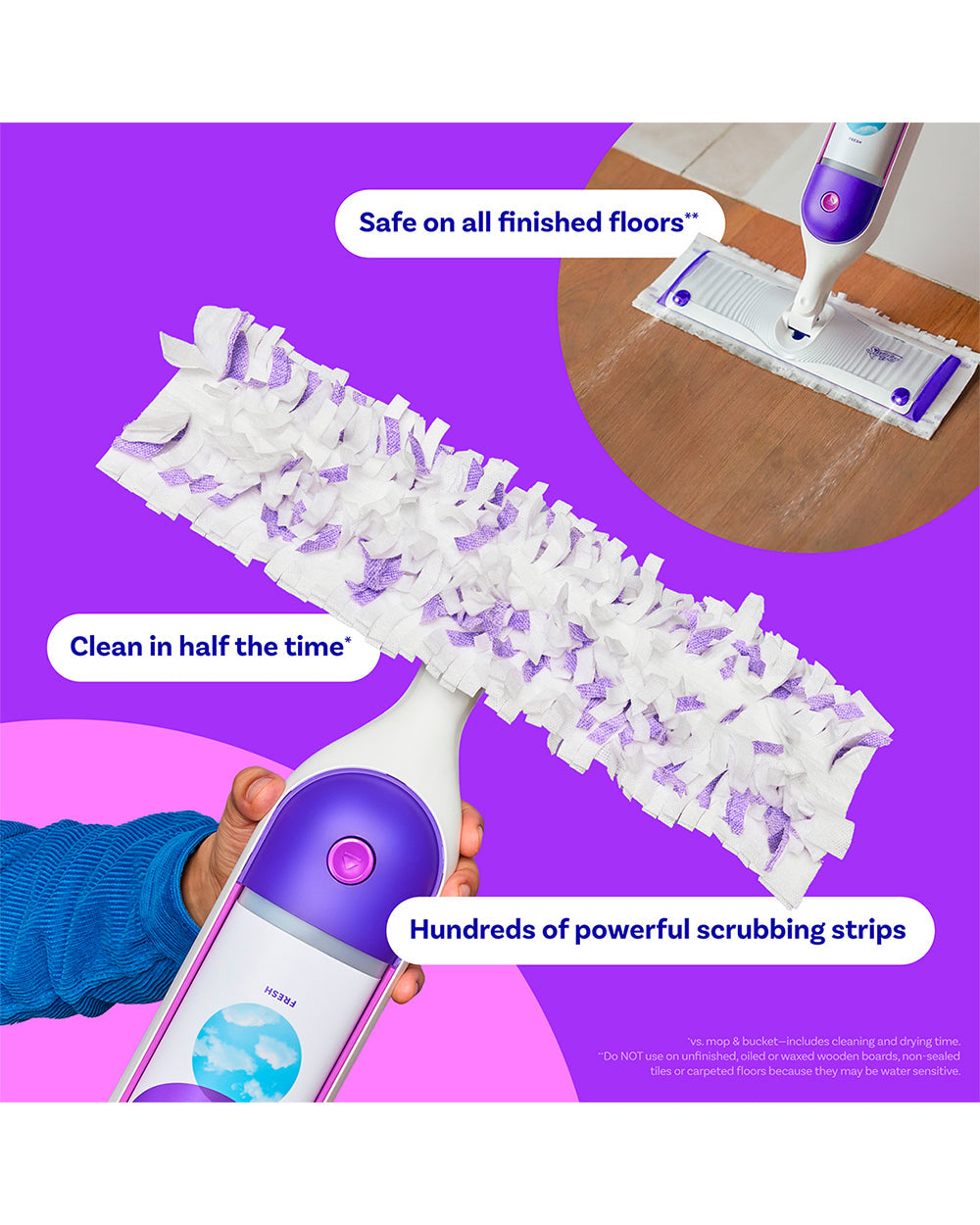 Swiffer Power Mop Pad Pack Of 5