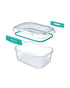 Sistema 1 Liter Rectangular Klip It Plus Minty Teal
