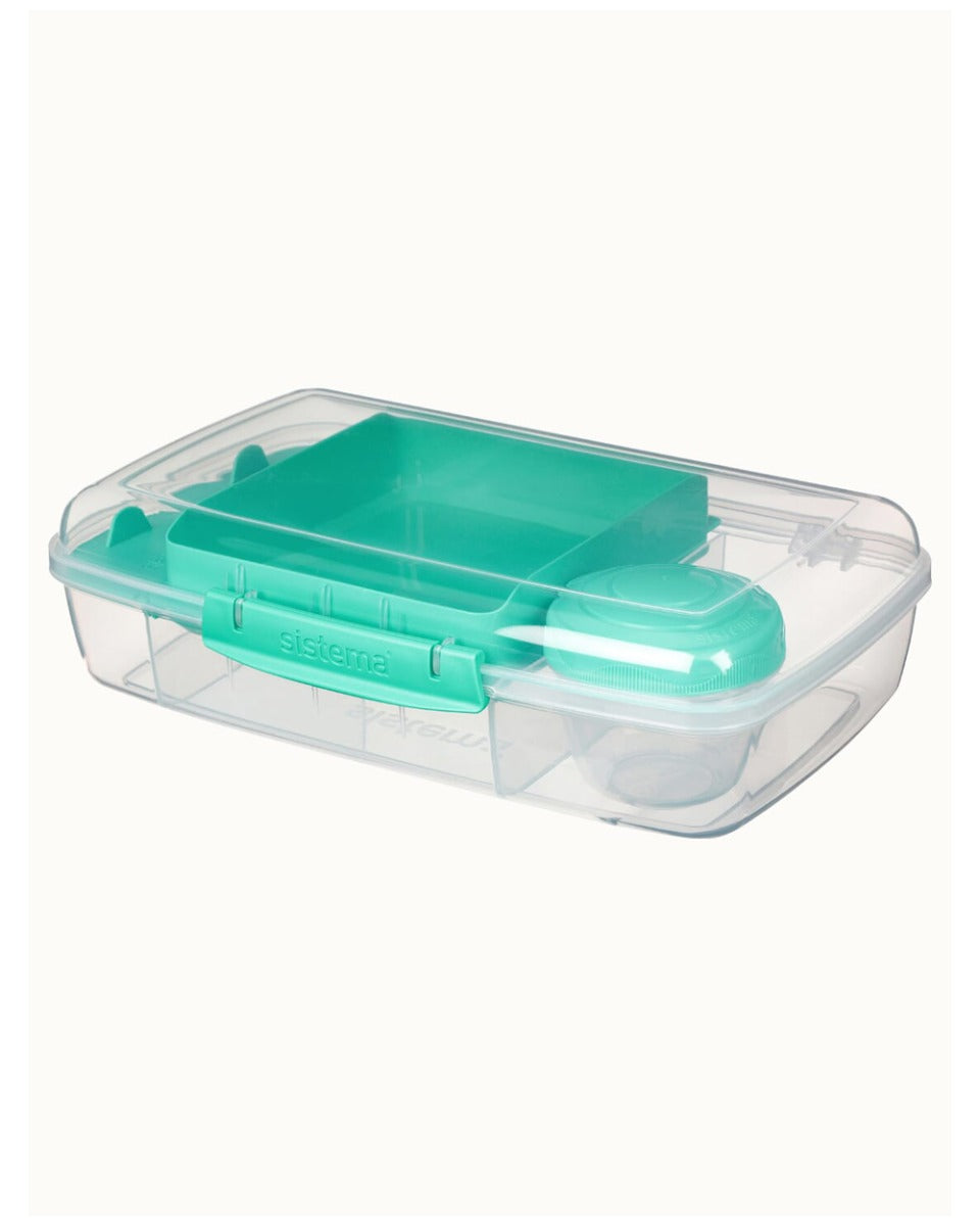 Sistema 1.76 Litre Bento Box To Go Teal