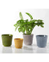 SK Delphi Flower Pot 16cm Lemon Green