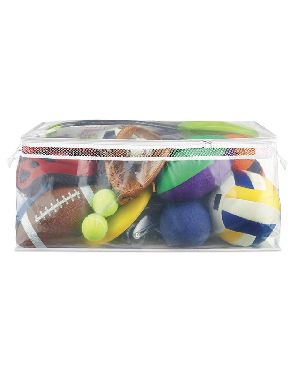 Whitmor Flexible Zip Storage Tote Jumbo