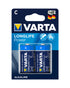 VARTA Longlife Power Pack of 2 C Batteries