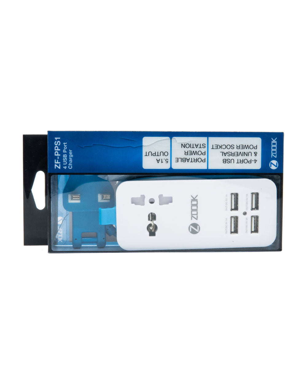 Zoook Portable Charging Station 4 Port USB