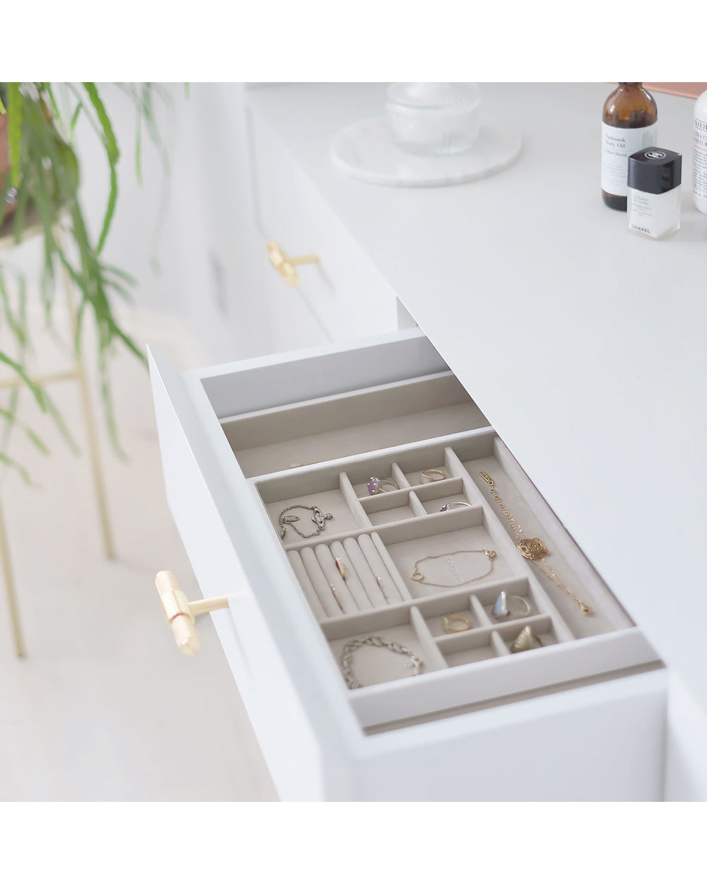 Stackers Slider Medium White & Grey