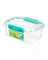 Sistema 1 Liter Rectangular Klip It Plus Minty Teal