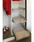 Tansel Wardrobe Pull Out Drawers with Slides L 646 x 150 x W 485 mm