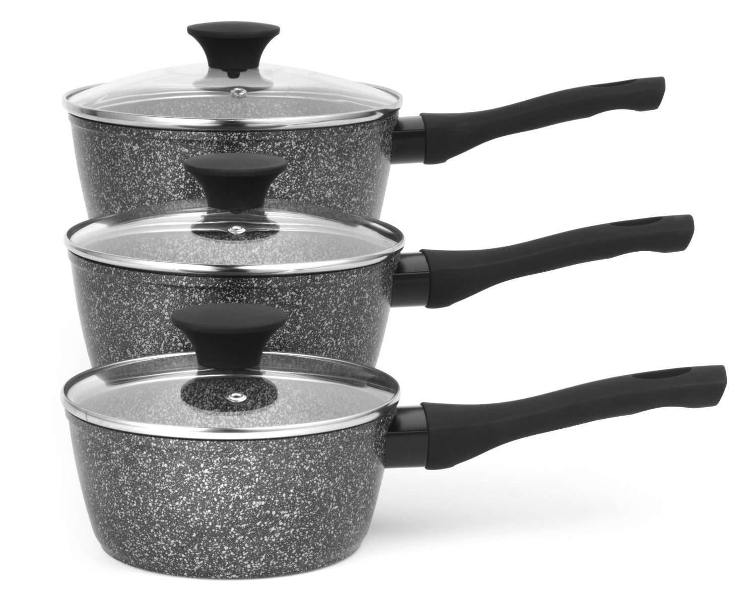 Salter Megastone Pan Silver Set of 3 pieces