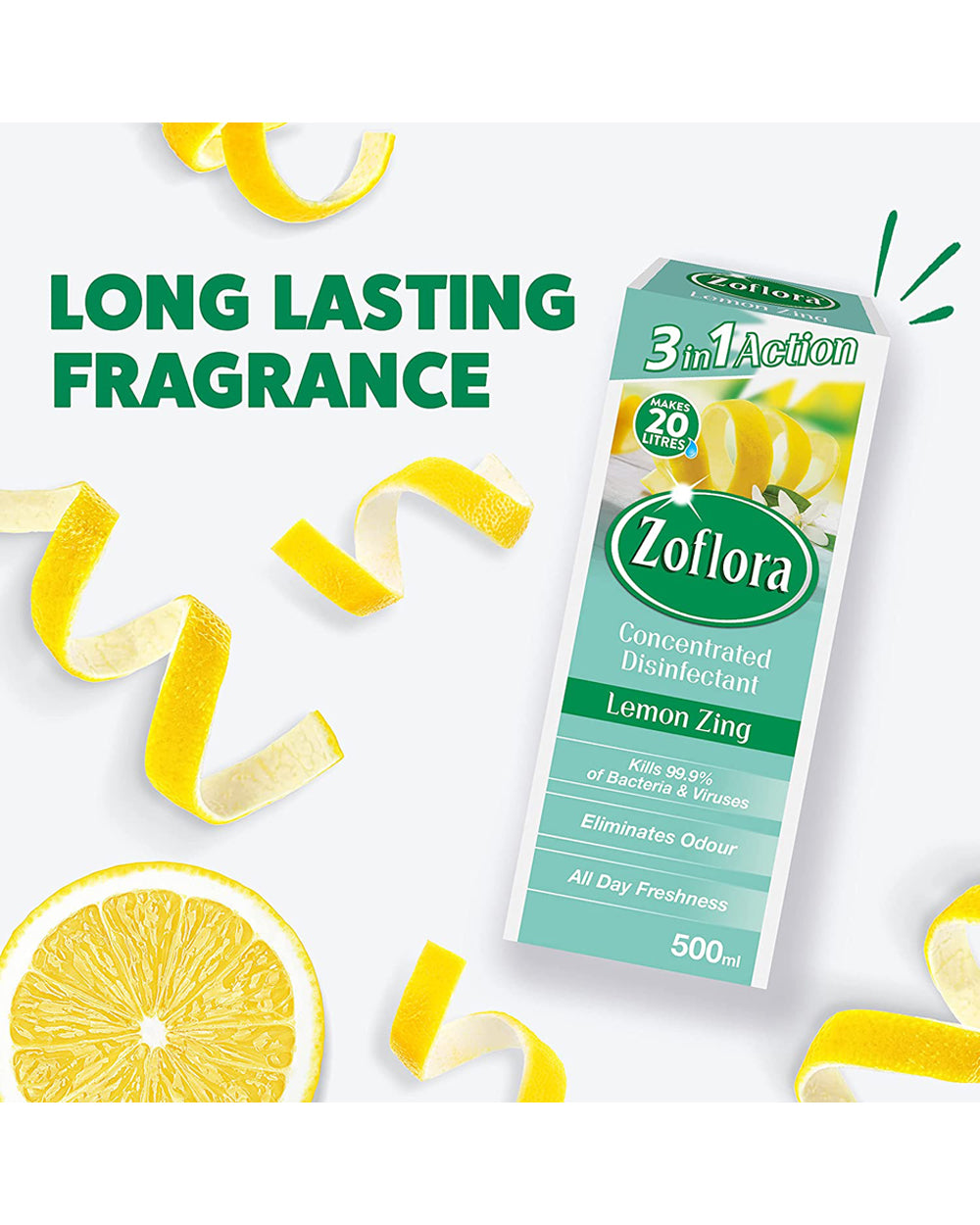 Zoflora Spring Zoflora Linen + Spring + Lemonzing 500ML Pack Of 3 – Homesmiths