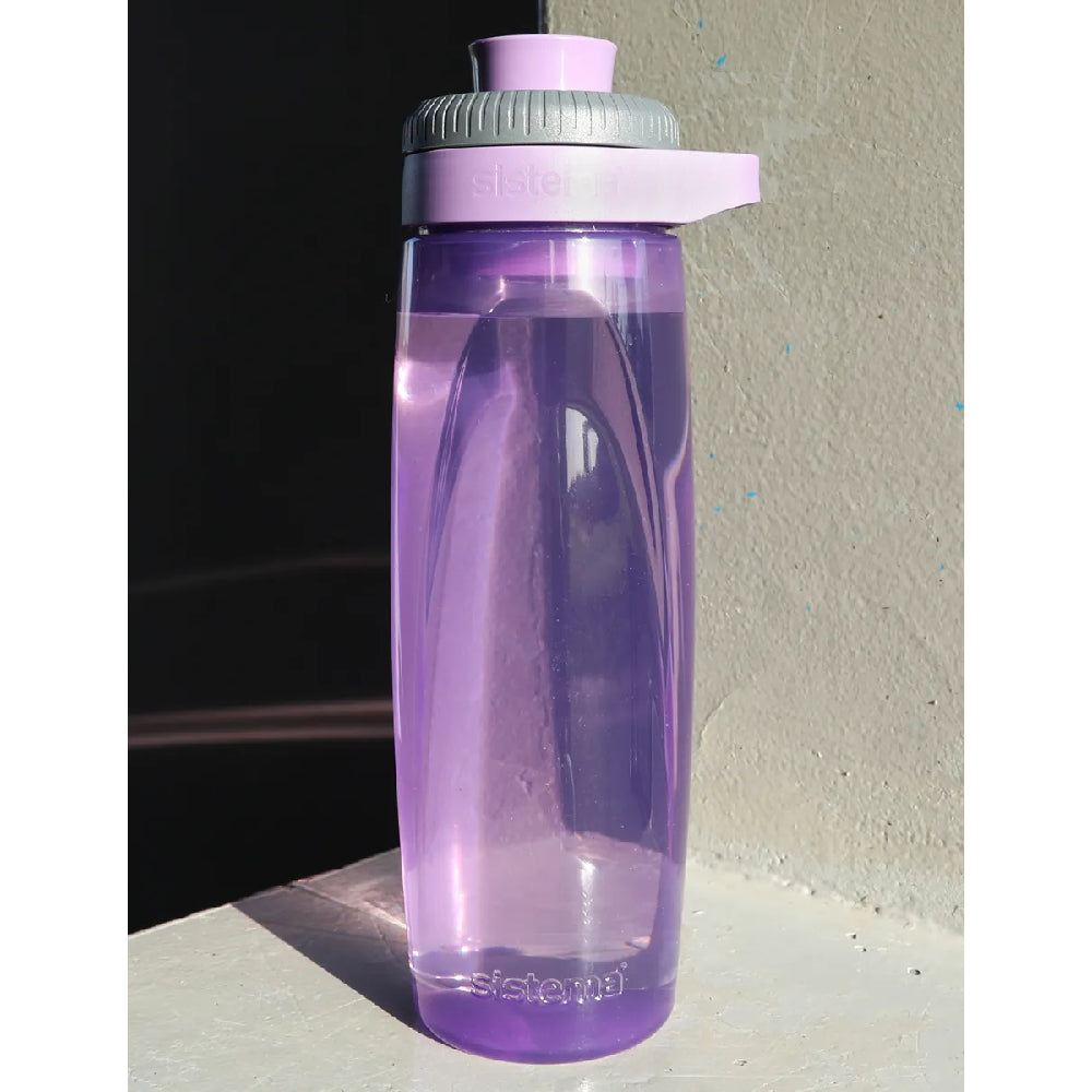 Sistema 900ML Twist n Chug lid Bottle Purple