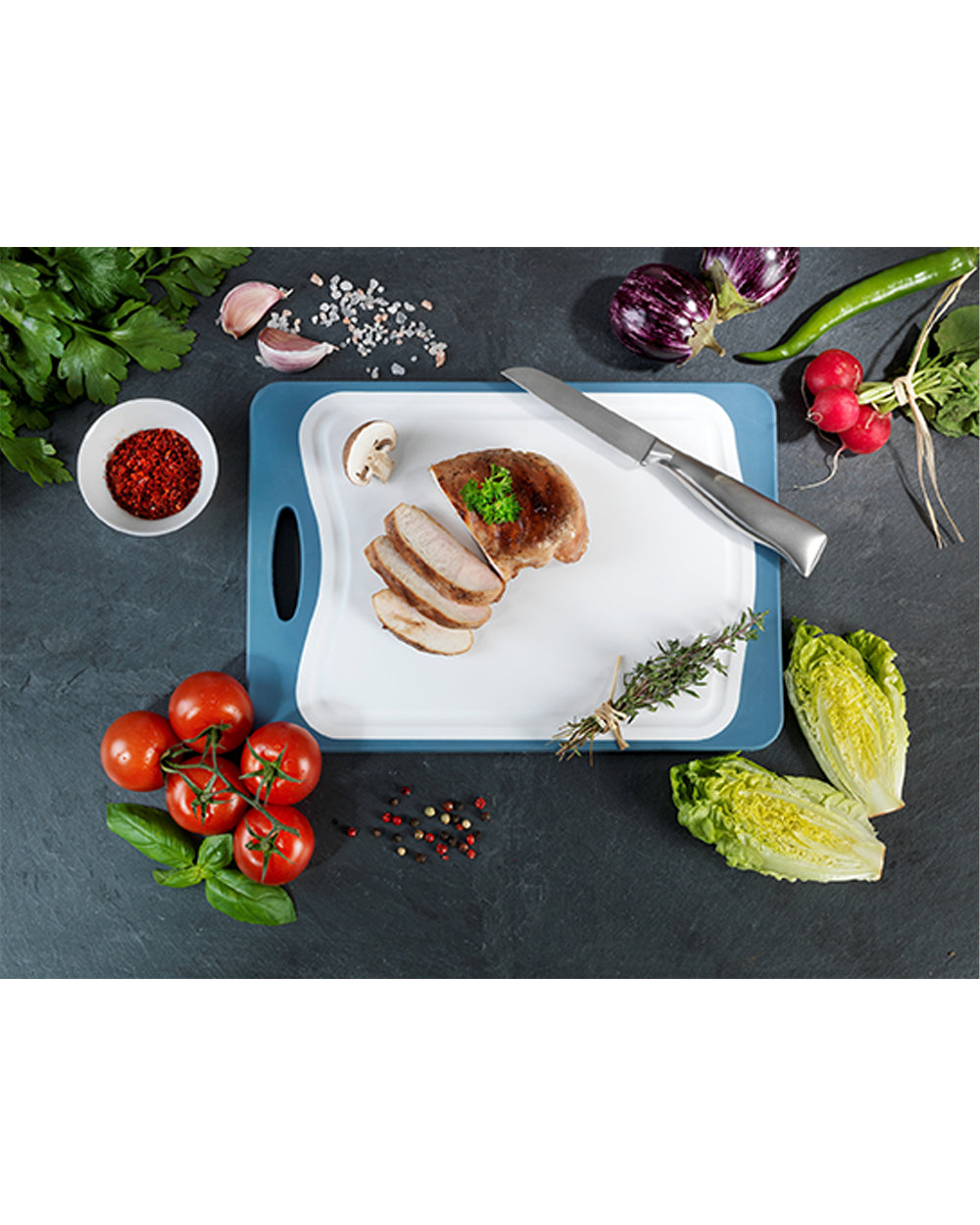 Wenko Cutting Board Combi 33 x 23 cm