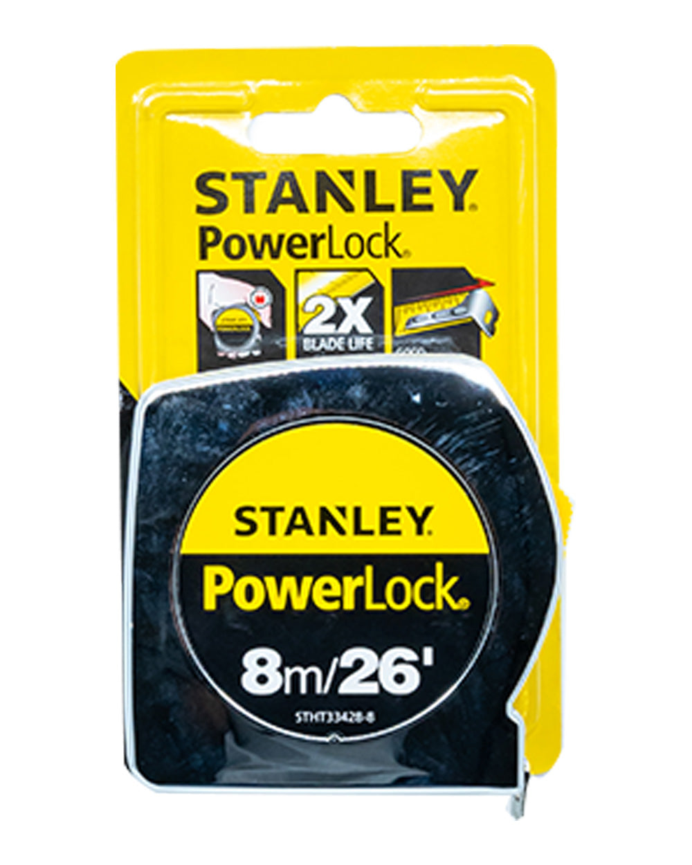 Stanley 8metre Or 16Ft Tape Power Lock