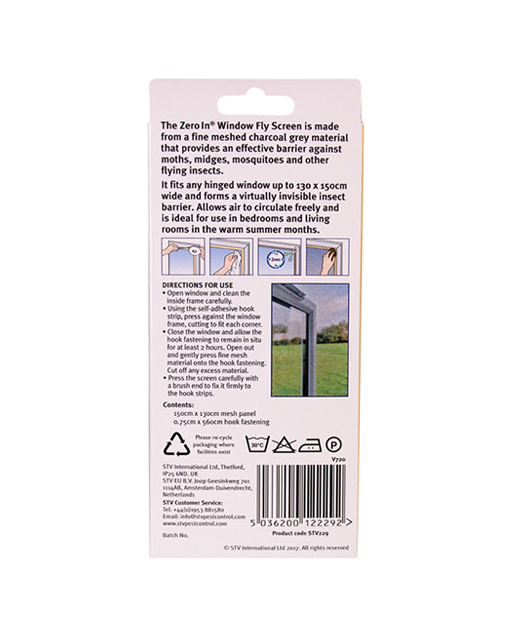 Zero In Window Fly Screen