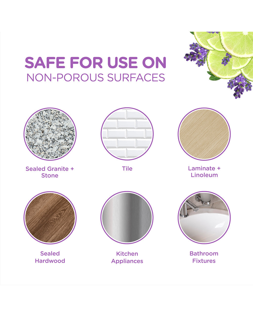 Sapadilla 16oz Countertop Cleanser Sweet Lavender + Lime