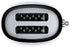 Smeg 2 Slice Toaster Black
