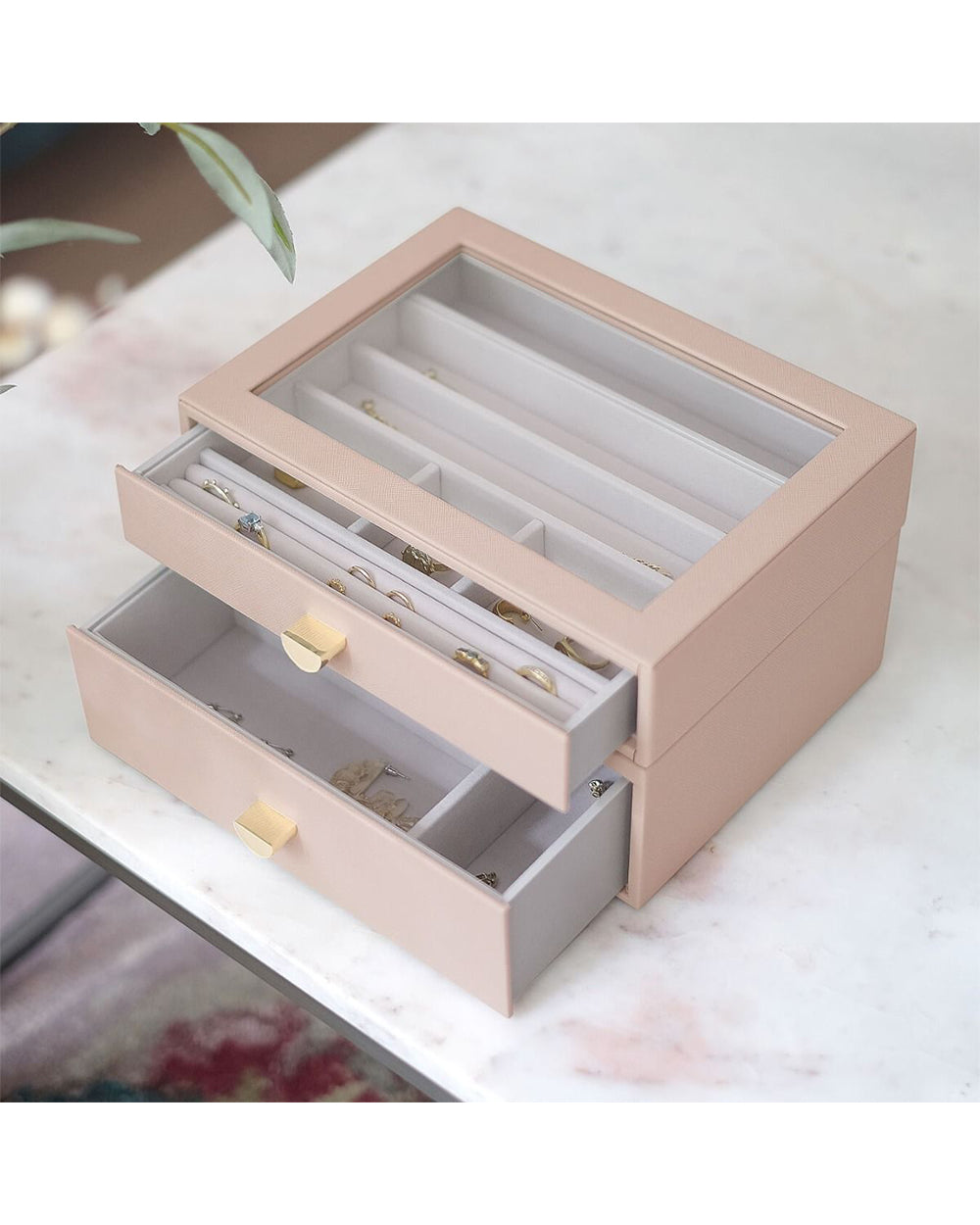 Stackers Blush Classic Drawer Set of 2