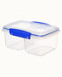 Sistema Medium Split To Go 835ml Blue Clip
