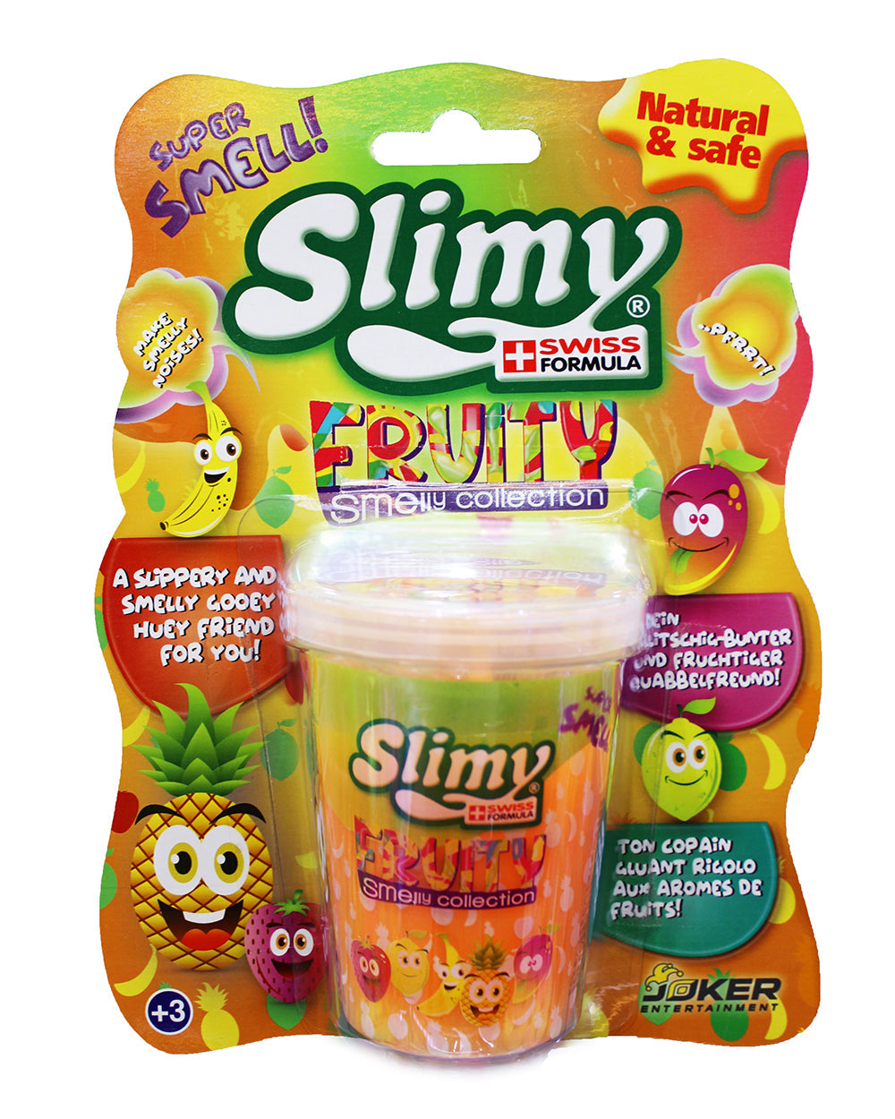 Slimy Fruity Smelly Natural Slime Assorted 1 piece 80 g