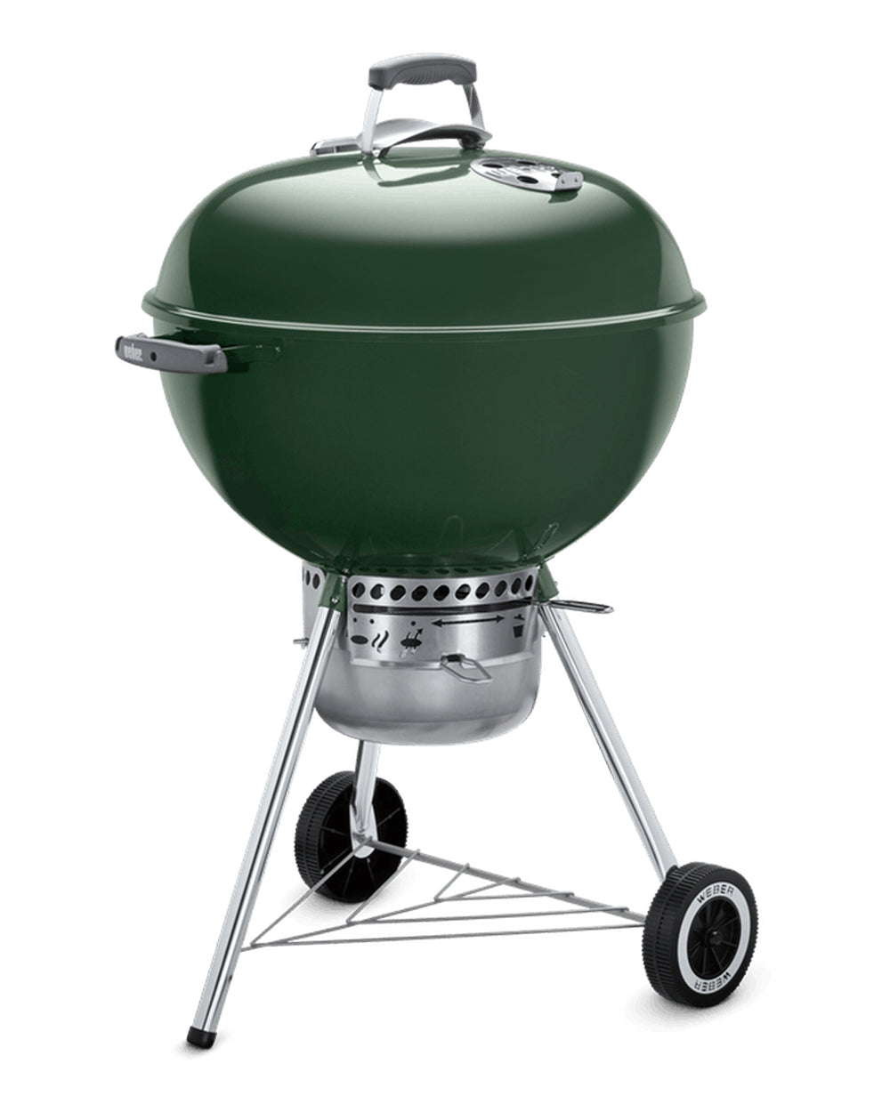 Weber 22 inch Original Kettle Premium Charcoal Grill Green
