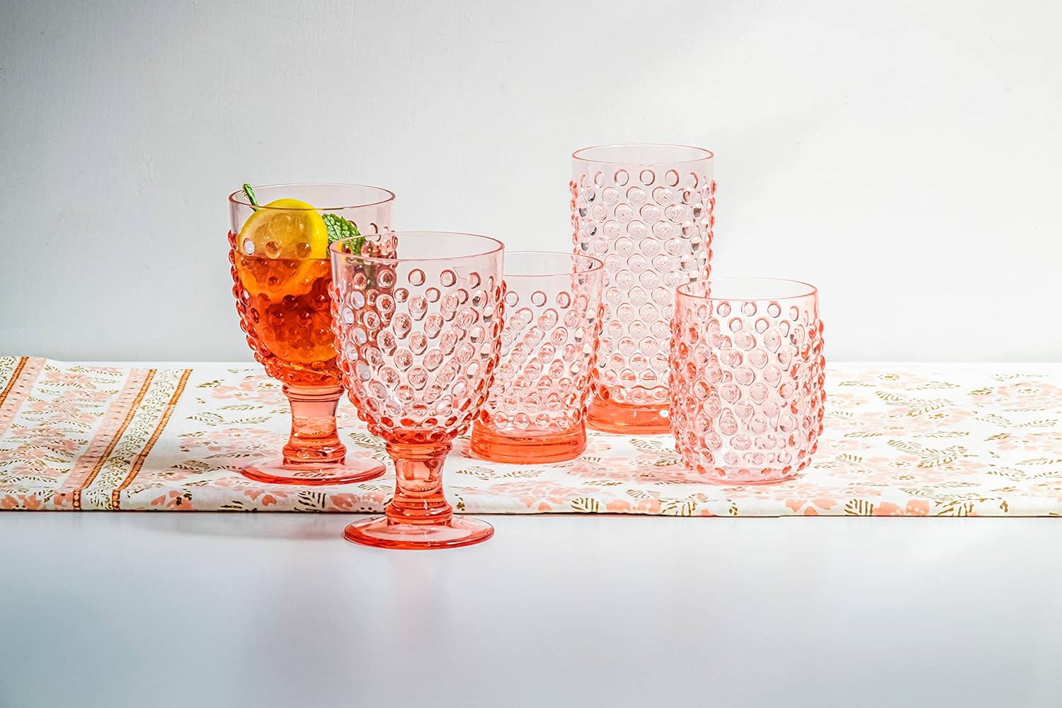 Tarhong 20oz Hobnail Jumbo Pink